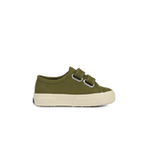 Superga 3750 Leggera Junior Straps Green Military Off White